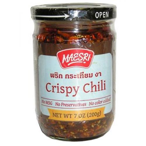 MAESRI - Crispy Chilli With Garlic And Sesame Seeds 225 g